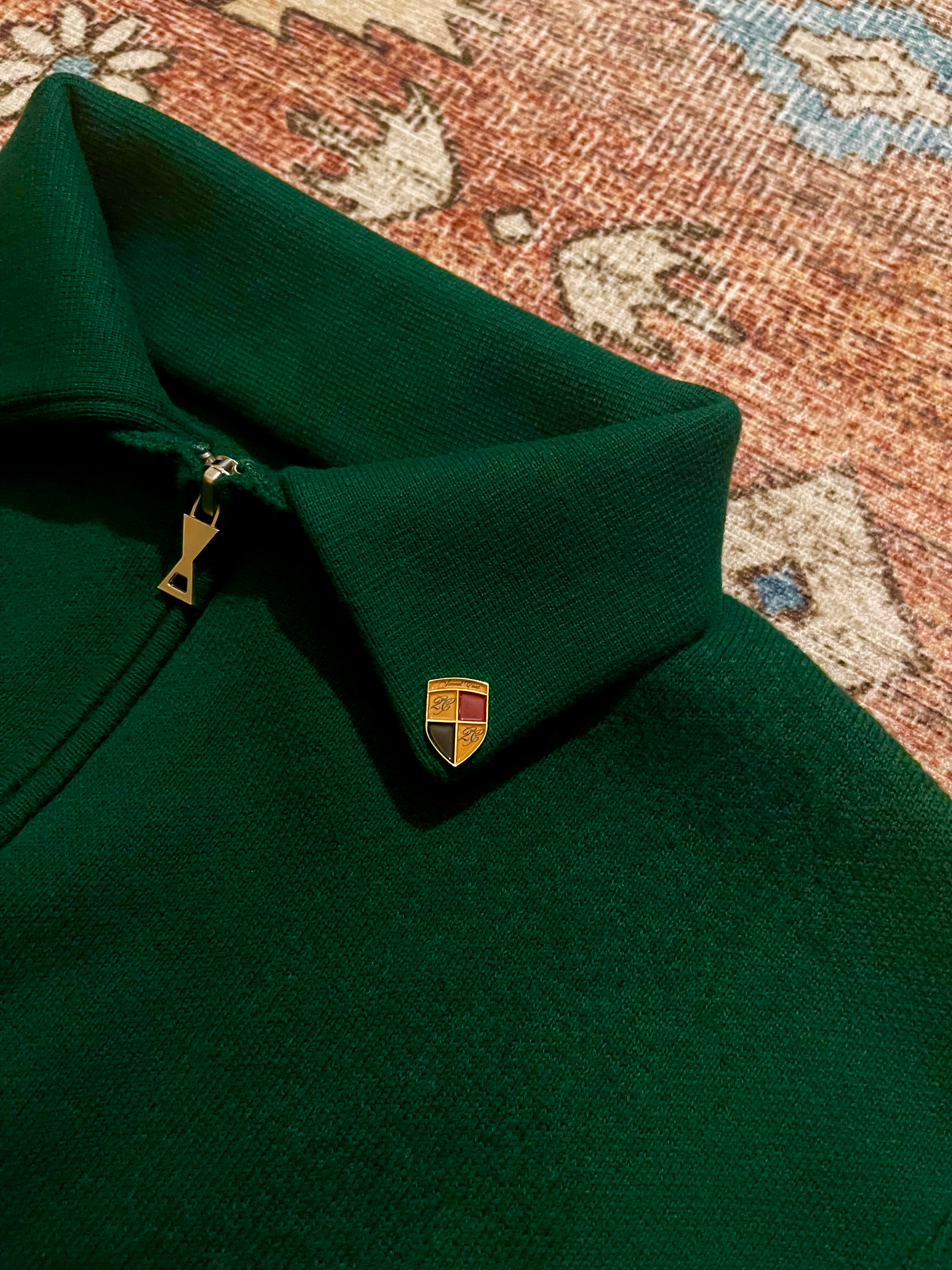 2ndC Carrera Zip Polo • Moss Green