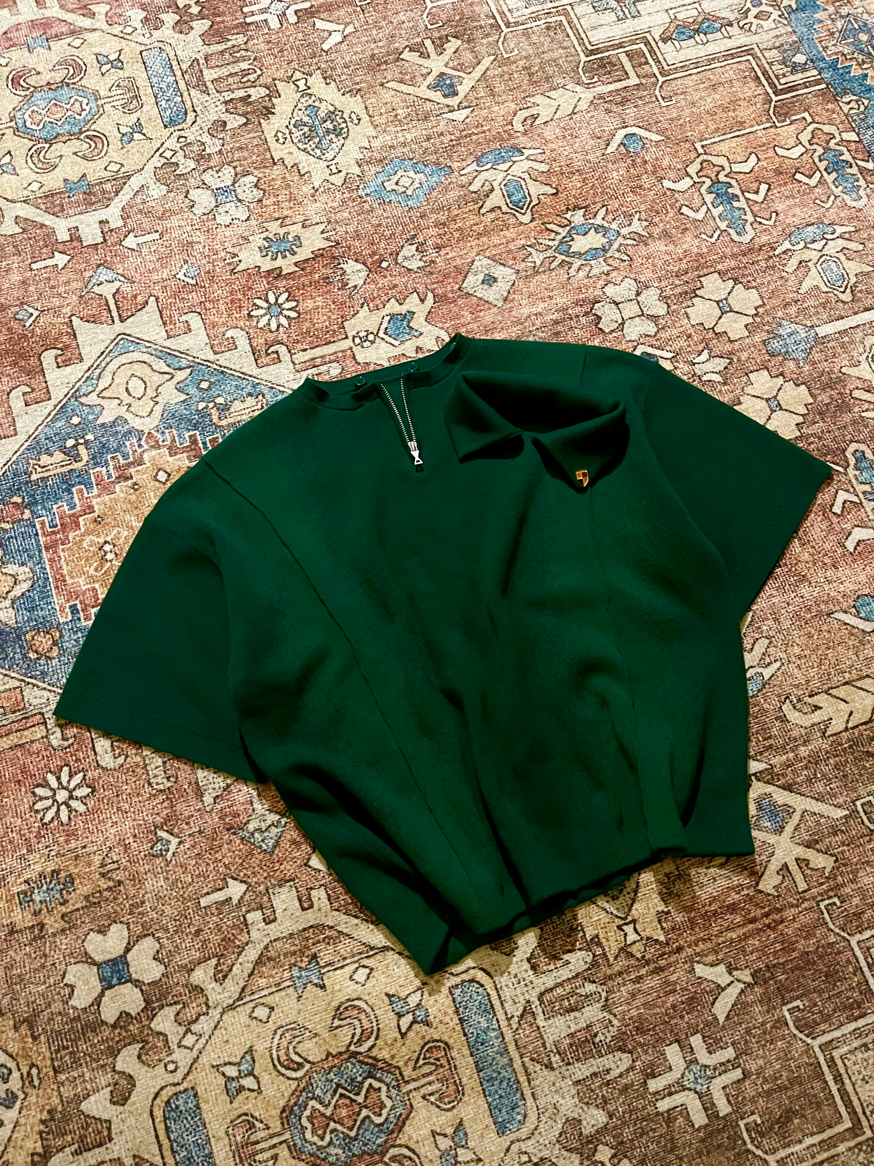 2ndC Carrera Zip Polo • Moss Green